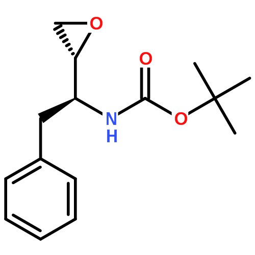 (2r,3s)-3-(n-boc-amino)-1-oxirane-4-phenylbutane