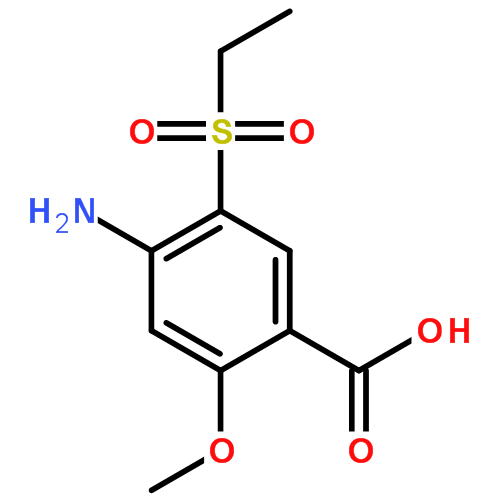 4-amino-5-(ethylsulphonyl)-o-anisic acid
